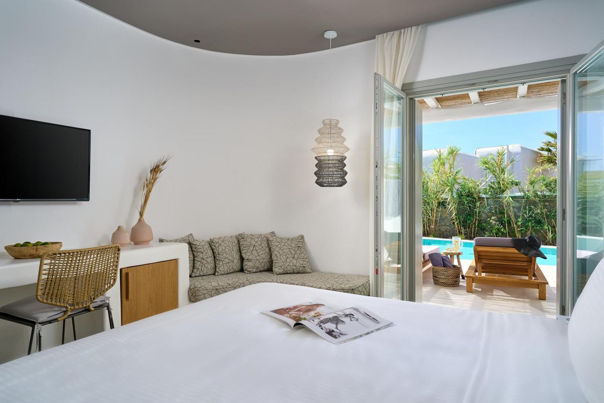 Adorno Beach Hotel And Suites Ornos  Zimmer foto