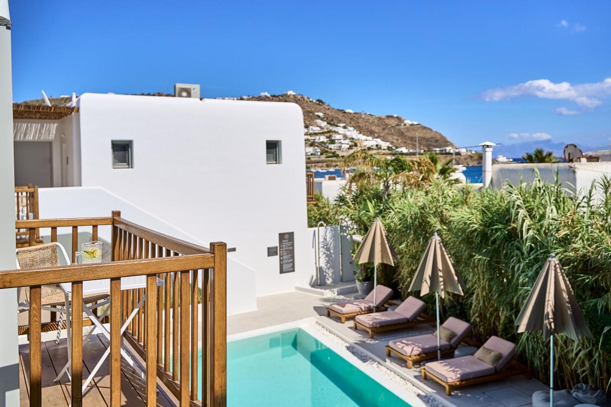 Adorno Beach Hotel And Suites Ornos  Zimmer foto