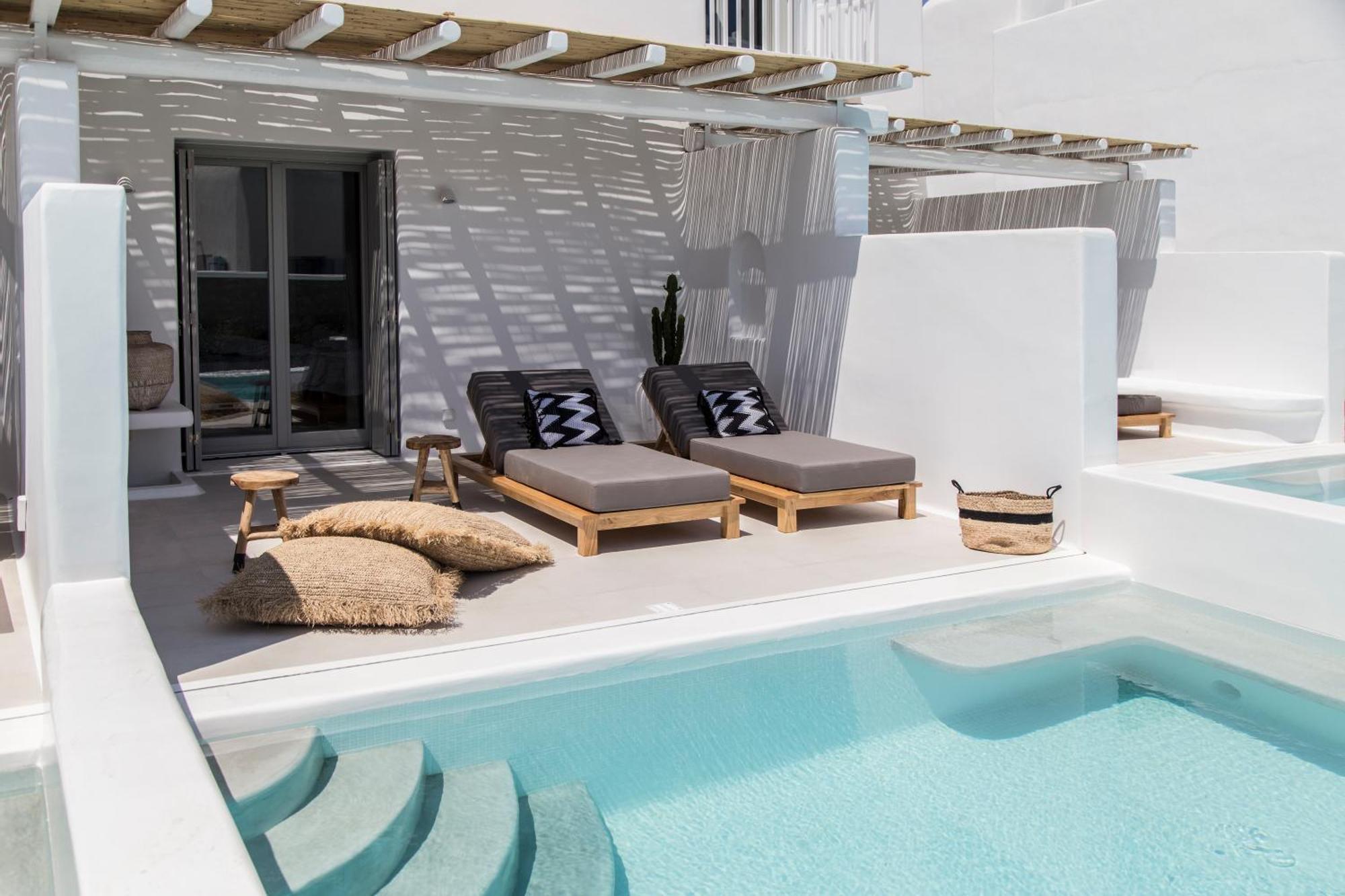 Adorno Beach Hotel And Suites Ornos  Zimmer foto